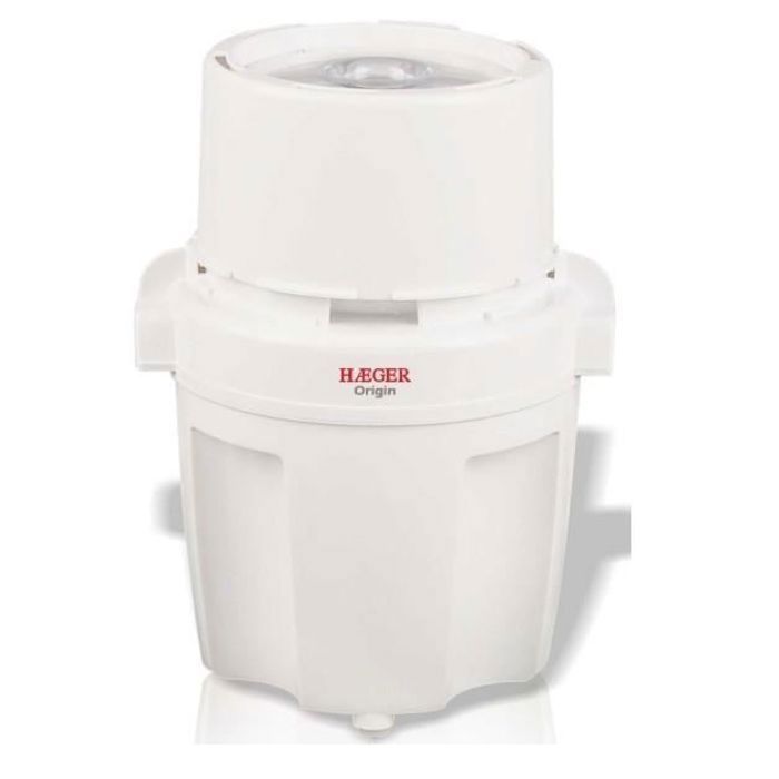 Hachoir électrique - Haeger - CH-50S.003A - 02 kg - Lame en acier inoxydable - Boutons - Aeg