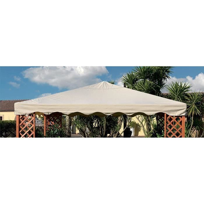 GIARDINI DEL RE Housse Pour Parasol Décentré 300x300x2 Cm - Protection Imperméable Beige