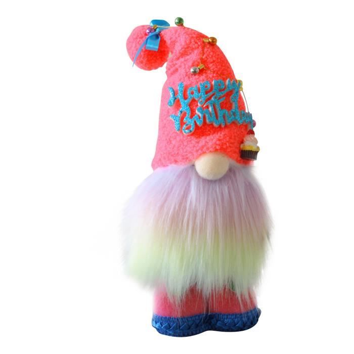 Joyeux Anniversaire Poupee De Vieil Homme Sans Visage Poupee Gobelin Nain En Peluche Whas256 Cdiscount