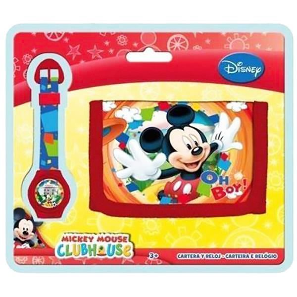 MICKEY ET SES AMIS - Set cadeau montre + portefeuille Mickey Disney