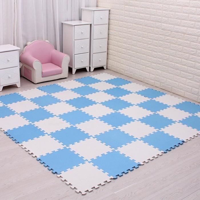 Tapis Puzzle Mousse Humbi 180x180 Cm – 9 Pièces, Motifs Arc-en-ciel, Antidérapant Et Sans BPA – Idéal Pour Bébé Et Salle De Sport