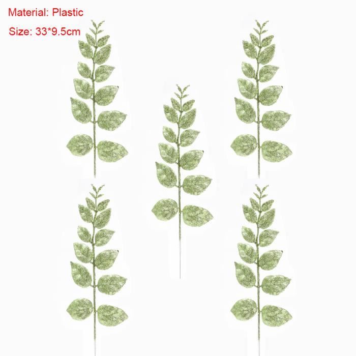 Thiccywoov Lot De 2 Branches Artificielles De Japonica - 119 Cm, Feuillage Vert Réaliste Avec Tige Flexible Pour Décoration De Vase Et Mariage