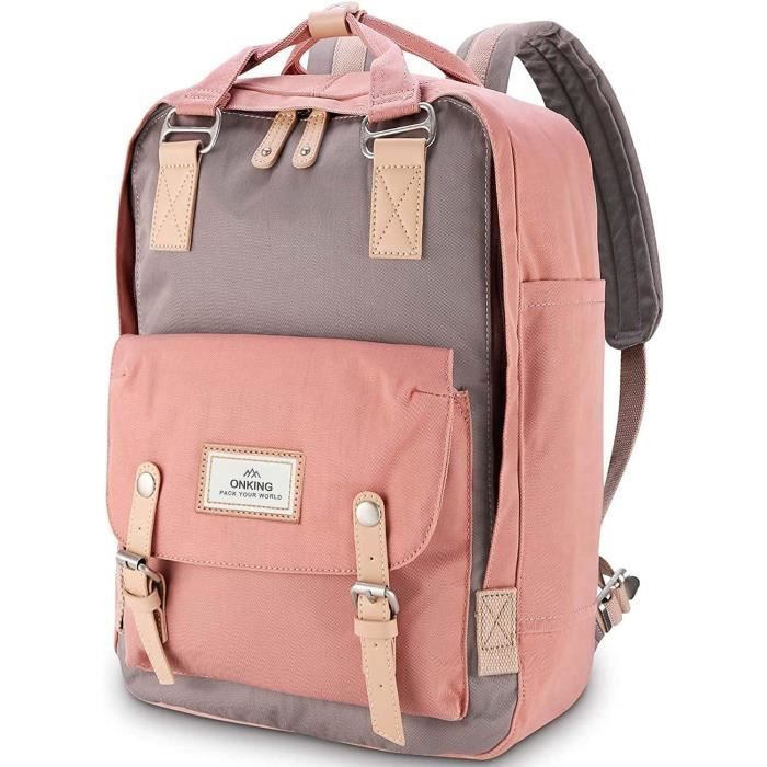 ONKING Sac a Dos Femme Fille impermeable Moderne Simple et Unisexe Loisir Antivol Durable Sac a Dos PC Portable pour Ordinateu 808 Cdiscount Bagagerie Maroquinerie