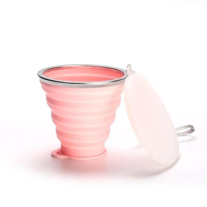 Cuisine Rose-Lot de 4 tasses de mesure pliable rose Cuisine Rose-Lot de 4 tasses de mesure pliable rose