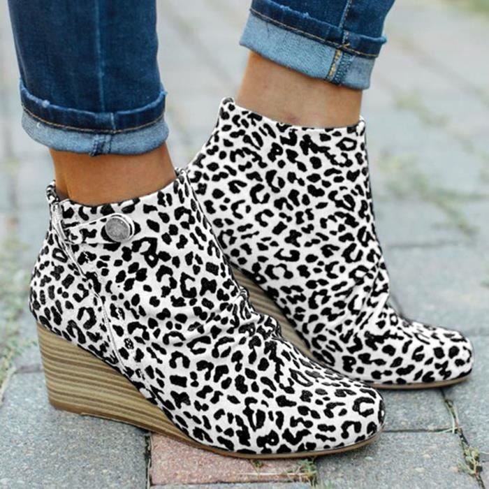 bottes leopard