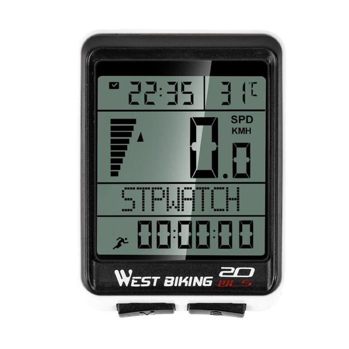Compteur kilométrique de vélo sans fil, ordinateur de cyclisme, étanche