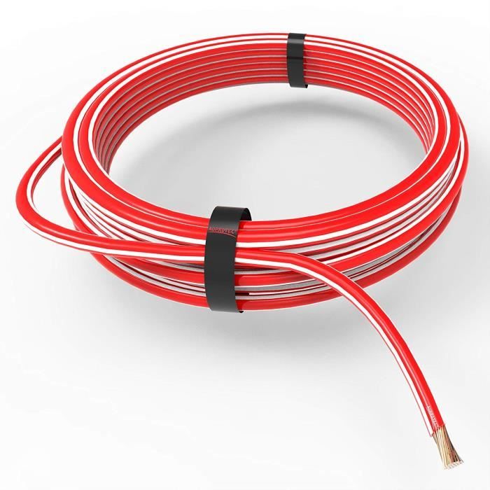 AUPROTEC Câble unipolaire 6,0 mm² FLRY-B Fil Électrique en anneau