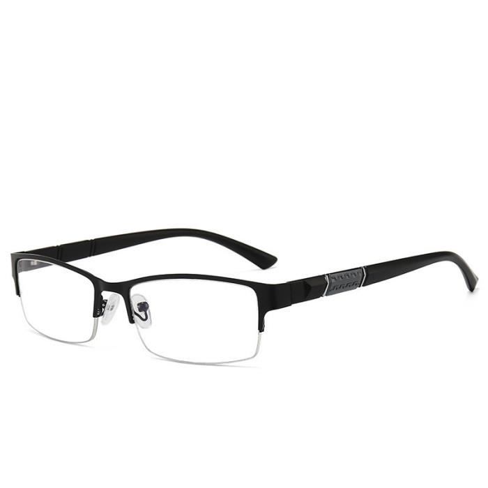 Lunettes de myopie à monture métallique pour hommes et femmes verres