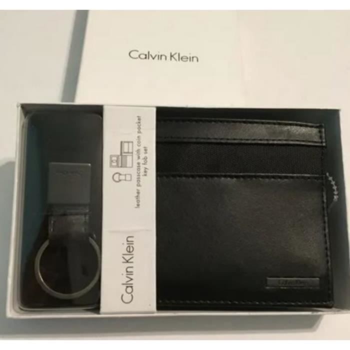Coffret Cadeau Homme Portefeuille En Cuir Calvin Klein Et Porte Cle Noir Noir Cdiscount Bagagerie Maroquinerie Coffret Cadeau Homme Portefeuille En Cuir Calvin Klein Et Porte Cle Noir Noir Cdiscount Bagagerie Maroquinerie