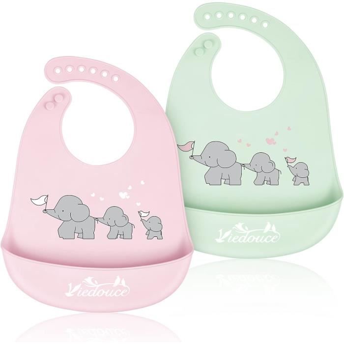 Bavoir silicone 2-pack main image 1