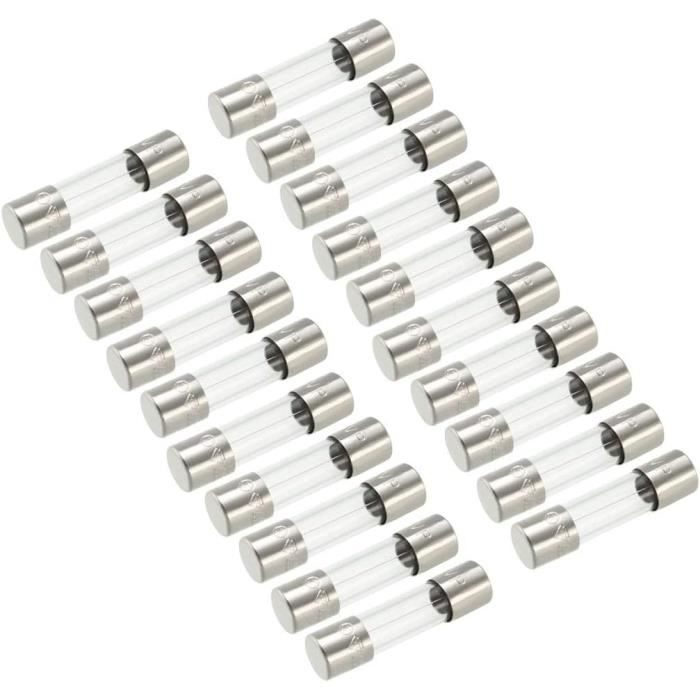 100 PZ Assortimento Fusibili In Vetro A Tubo Con Scatola 5X20Mm - Foto 2