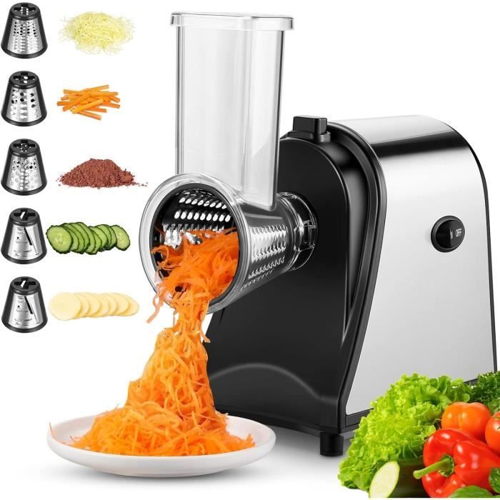 Coupe L gumes lectrique Hachoir Multifonctionnel R pe 250W Avec 5 Coupe L gumes lectrique Hachoir Multifonctionnel R pe 250W Avec 5
