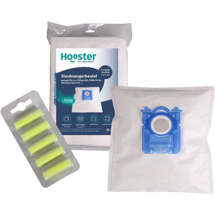 Set 20 Sacchetti Per Aspirapolvere In Microfibra + 2 Filtri | Compatibili AEG VX6, VX7, VX8, Electrolux, Philips, Swirl | Antipolvere
