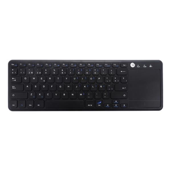 Clavier sans fil - CoolBox - COO-TEW01-BK - Noir - Pavé tactile - QWERTY