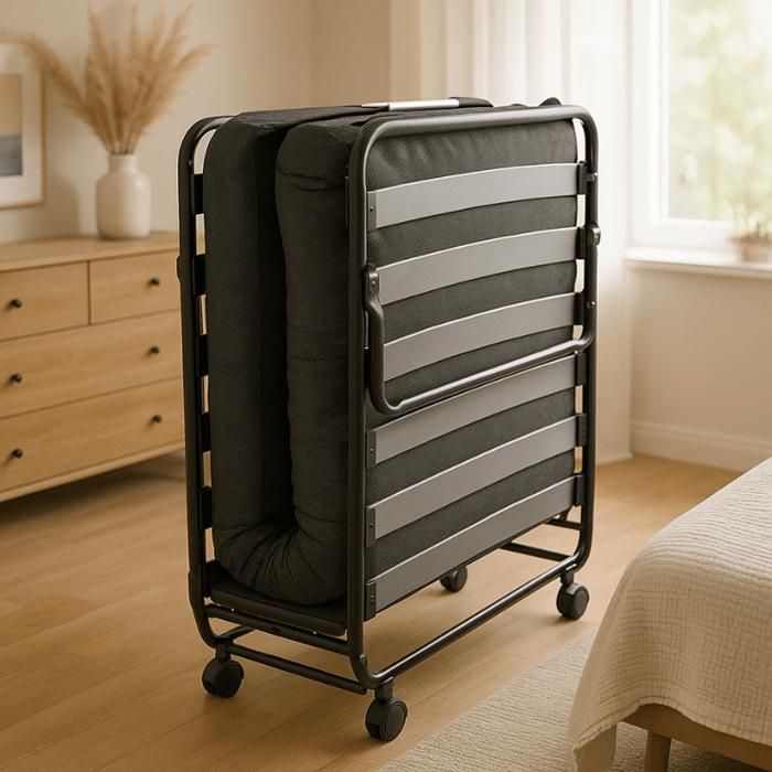 ZINUS lit d'appoint pliant avec cadre 46 cm et matelas en mousse