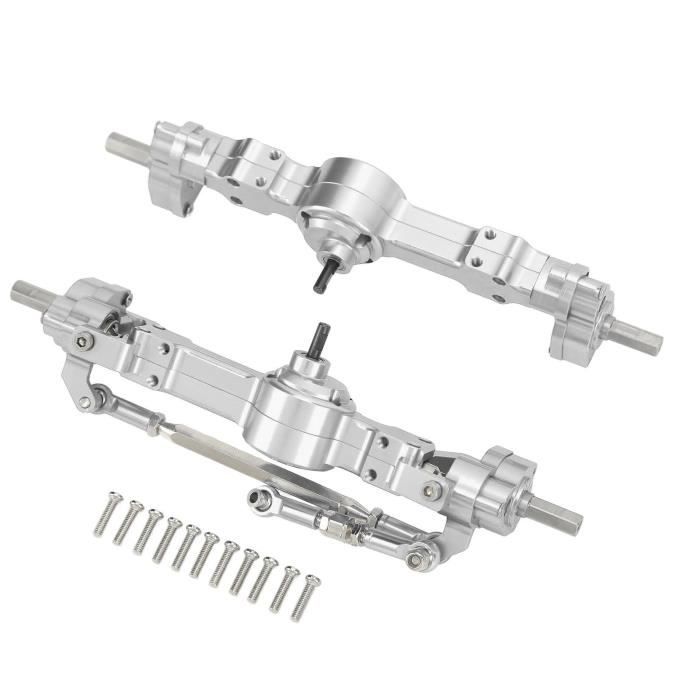 Chevilles en alliage d'aluminium avec design antidérapant pour essieux de 3/8 (noir