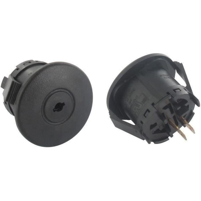 Contacteur électrique 3 positions, 2 broches adaptable pour machines CUB CADET modèle RZT-S42, MTD