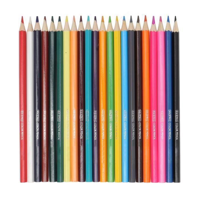 MAD ensemble de crayons de couleur 48 Pièces Crayons de Couleur