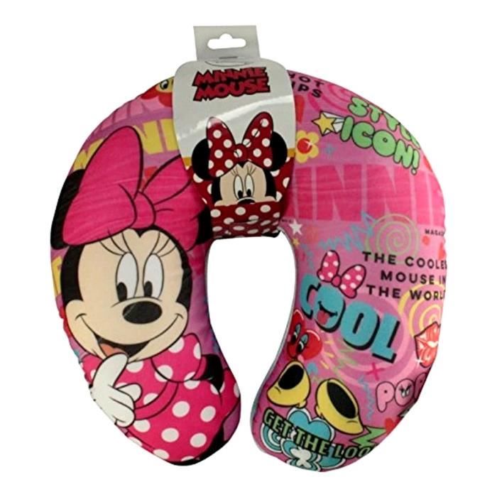 Cale Tete Minnie Mouse Tour De Cou Voyage Voiture Coussin Guizmax Cdiscount Puericulture Eveil Bebe