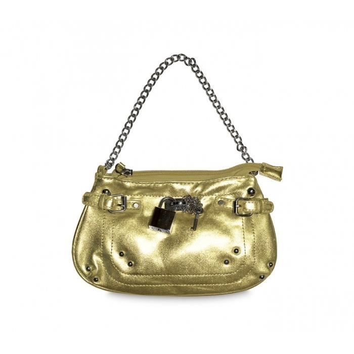 Pochette Sac à Main Jaune Moutarde Pour Femme F&C - Neuf Sans étiquette, Matière PVC