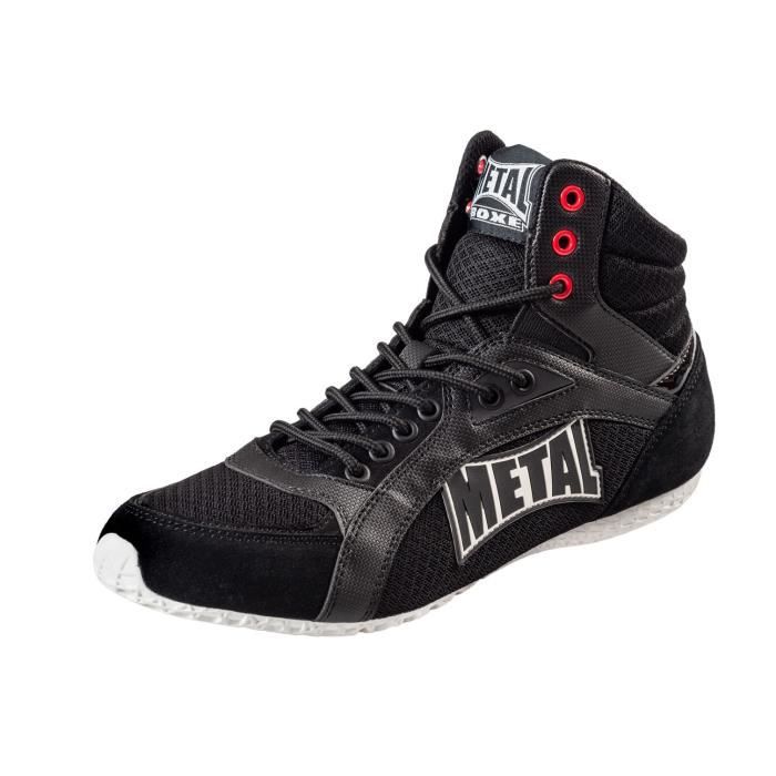chaussures de boxe multiboxe metal boxe viper iii - noir - 37