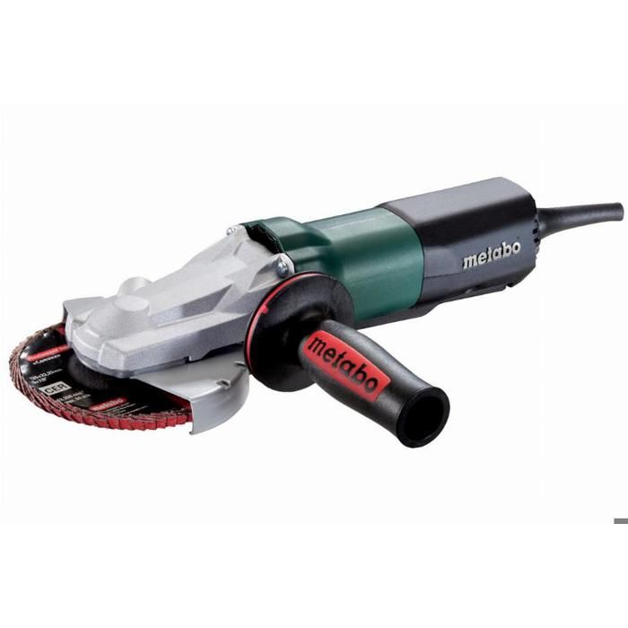 Metabo Meuleuse d'angle à tête plate à variateur électronique de 900 watts WEF 9 125 Quick avec Protect Safety Switch - vue 1