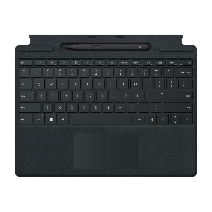 - Microsoft - Microsoft Clavier Signature pour Surface Pro - Clavier - avec pavé tactile accéléromètre plateau de rangement et d