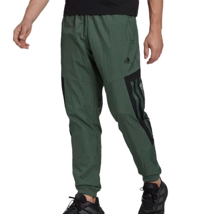Jogging Homme Adidas Vert Coupe r guli re Poches lat rales