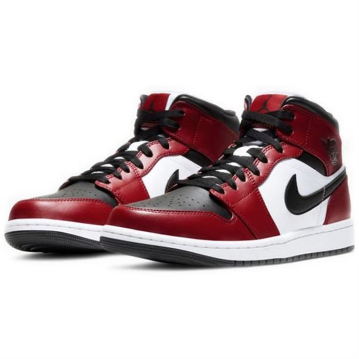 Air Jordan 1 Mid Chicago Black Toe Chaussure de Sp Air Jordan 1 Mid Chicago Black Toe Chaussure de Sp