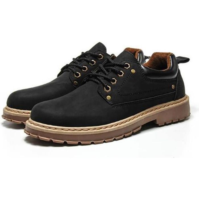 Derby Cuir Chaussure Homme Noir Adulte Homme Respirant Mode
