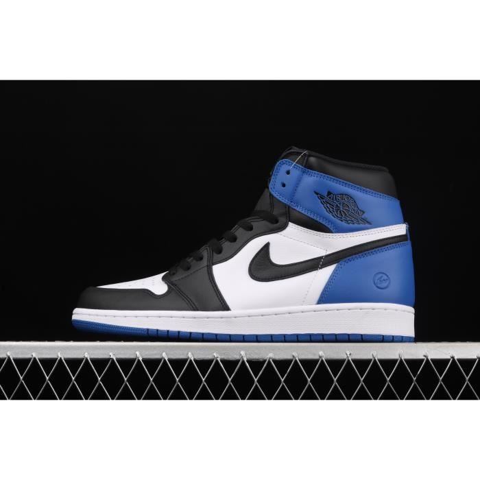 Air Jordan 1 Fragment AJ1 noir et blanc bleu classique rétro haut  chaussures de basket-ball culturel tout match Blanc bleu - Cdiscount  Chaussures