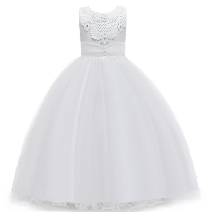 Robe De Cocktail Bal Bicolore Mi Longue Bleu Marine Tulle Dentelle Col Bateau Dos Nu