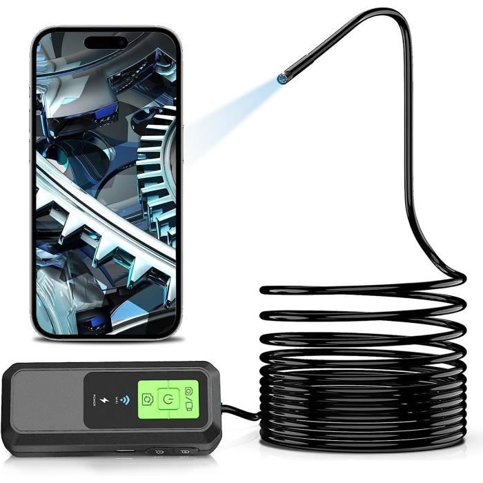 Hopefox Endoscope 5" Double Objectif - Caméra Inspection 10m étanche IP67