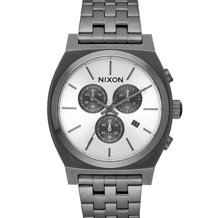 Montre Time Teller Chrono grise pour homme Montre Time Teller Chrono grise pour homme