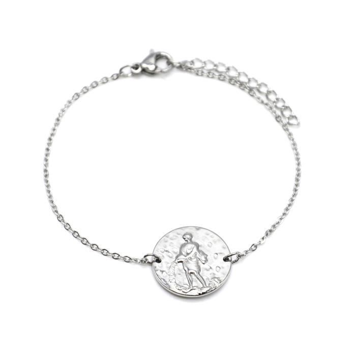 Bracelet Avec Charmes Signé Antipodes - Occasion - Style Bohème Ou Personnalisé