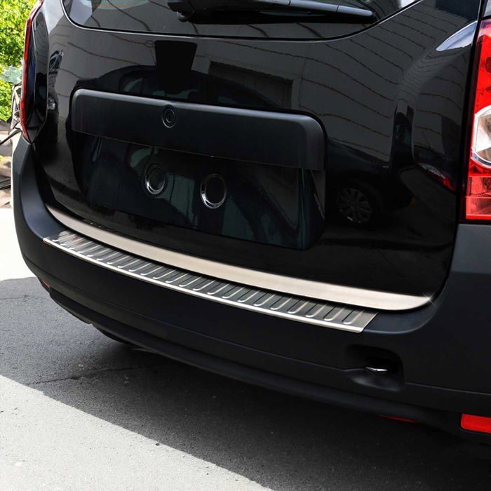 Protection Seuil Pare-Chocs Arrière Audi Q2 2017-2020 - Inox Brossé - Anti-Rayures
