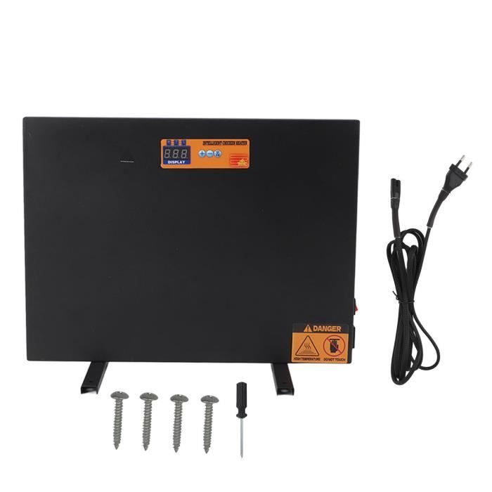 Comparer les prix de Omabeta chauffage thermostatique pour poulailler Chauffage pour poulailler noir 150 animalerie produits Prise UE 110‑250 V 220 V