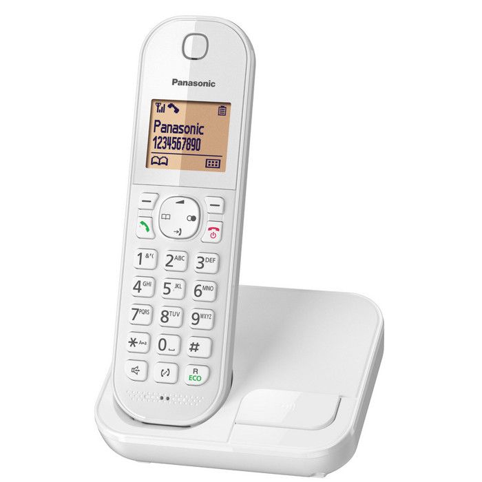 Téléphone Sans Fil DECT PANASONIC KX-TGC410 – Écran Rétroéclairé, Mains Libres, 50 Entrées - vue 2