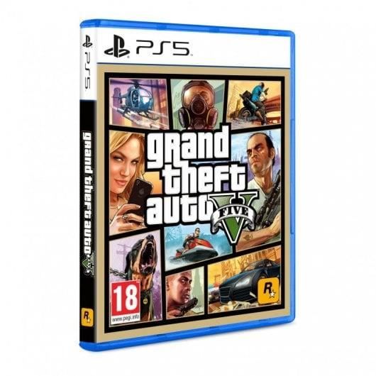 Rockstar Games Jeu - Grand Theft Auto V - PS5 - Action - Mode En Ligne - Pegi 18+
