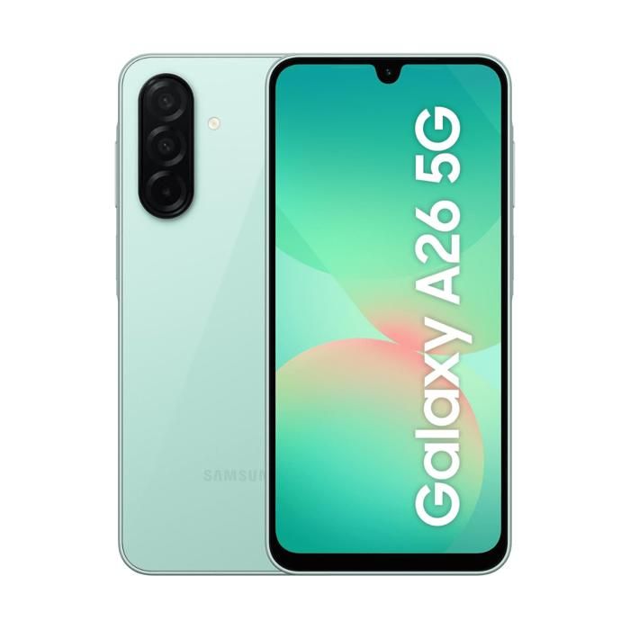 Samsung Galaxy A26 5G 6 Go/128 Go Vert (Mint) Double SIM A266