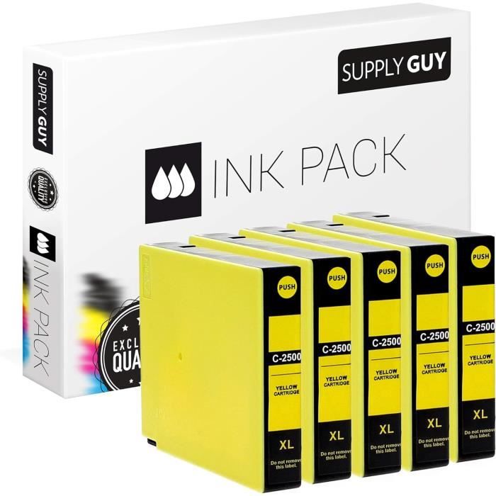 Supply Guy Druckerpatronen kompatibel mit Canon PGI-2500XL für MB5150 MB5050 MB5300 MB5350 MB5450 MB5155 MB5455 iB4050 iB4150
