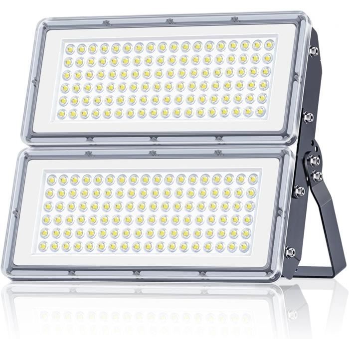 200W Projecteurs Led Extérieur, 20000Lm Spot Led Extérieur, 6000K Blanc Froid Eclairage De