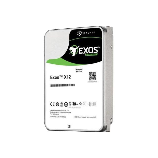 Seagate Exos X12 ST12000NM0027 Disque dur 12 To interne 3.5 SAS 12Gb/ 7200 toursmin mémoire tampon : 256 Mo - vue 5
