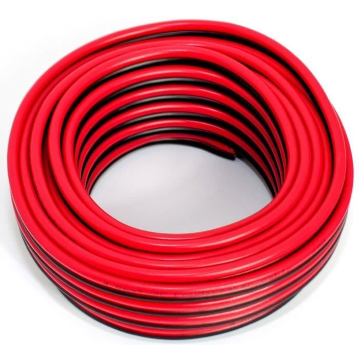 Seki 311993 - COMMUTATEUR KVM - Câble de Haut-Parleur Rouge/Noir 2 x 4 mm², 10 m
