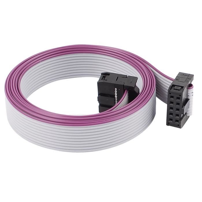 Connecteur Femelle 2,54mm 16 Pins - Pour Câble Plat Double Rangée - Marque Uxcell - Neuf