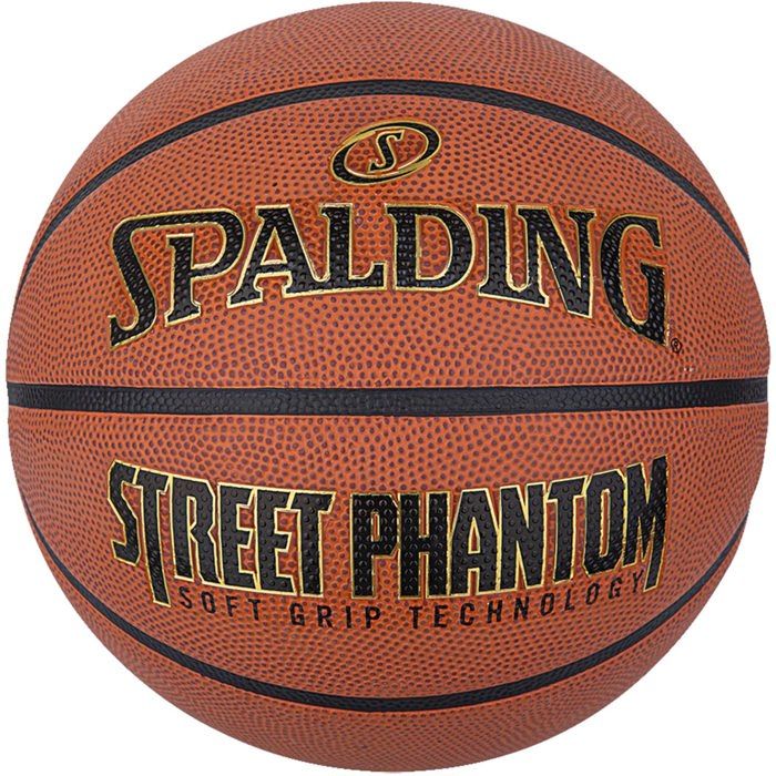 Spalding Street Phantom Ballon De Basket Extérieur 75cm - Durabilité Et Prise En Main Exceptionnelle