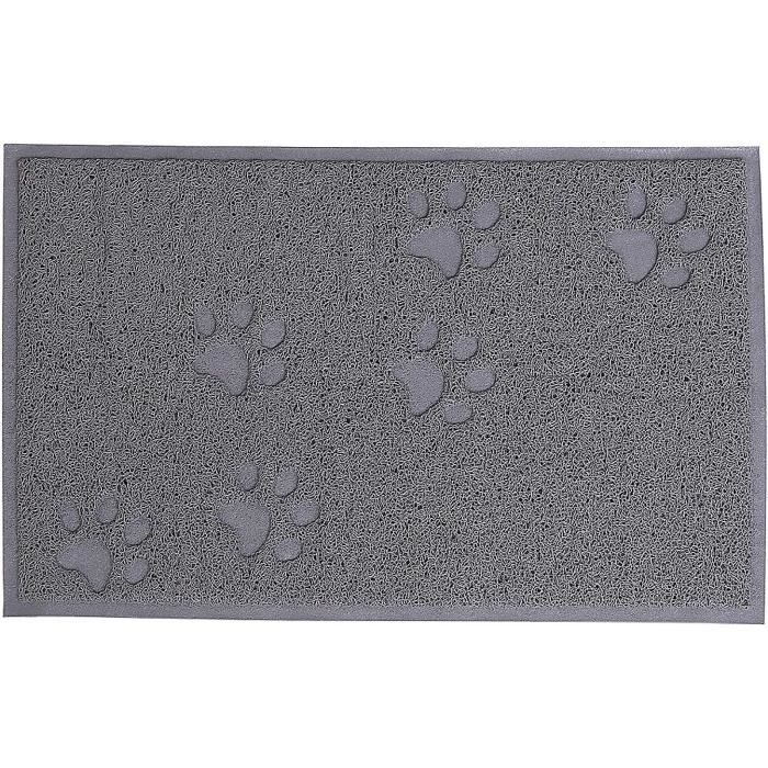 Meilleurs prix pour lionto Tapis de Toilette Chat Tapis Chat Tapis de litière Chat, (L) 60x90 cm Gris66
