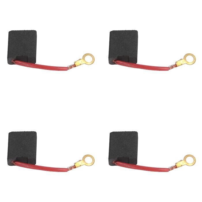 Balais De Charbon De Rechange Pour Moteurs électriques - Dimensions 10x5x5 Mm - Lot De 4 Pièces - Pour Scies, Perceuses, Meuleuses, Ventilateurs...