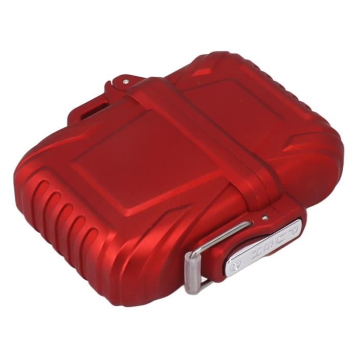 Meiho WG-1 Boîtier étanche pour pièces (175 x 50 x 43 mm) rouge clair
