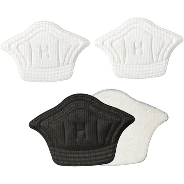 2 Paires De Coussinets De Talon Autocollants - Silicone Et Éponge - Pour Chaussures Trop Grandes Ou Frottements